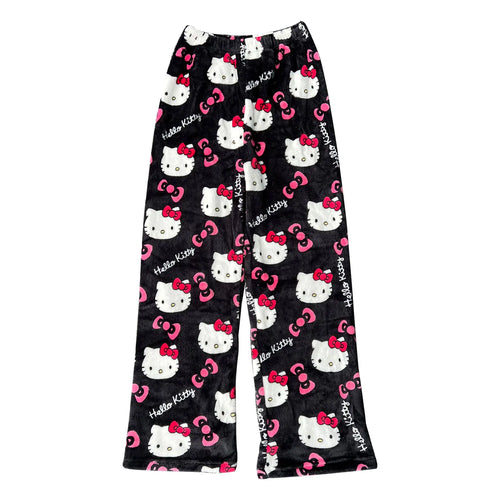 Bas de pyjama Hello Kitty Noir Rose