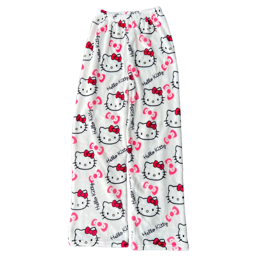 Bas de pyjama Hello Kitty Blanc Rose